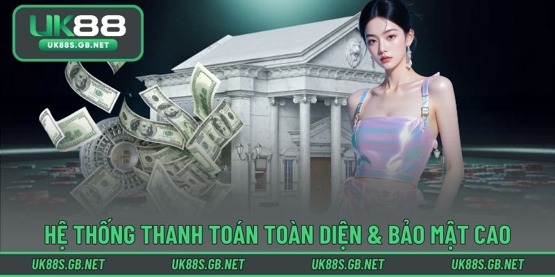 Bảo mật an toàn, thanh toán nhanh chóng