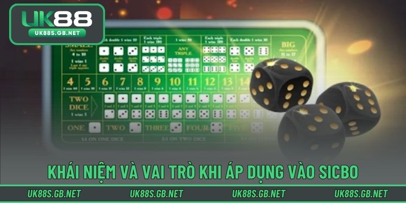 Khái niệm và vai trò khi áp dụng vào sicbo