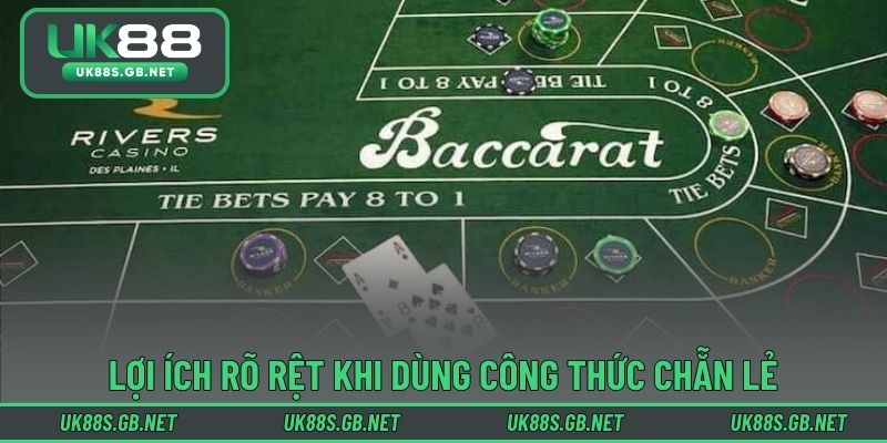 Lợi ích rõ rệt khi dùng công thức chẵn lẻ